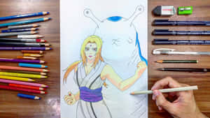 Katsuyu, The Giant Slug Summon Of Tsunade From Naruto Anime Wallpaper