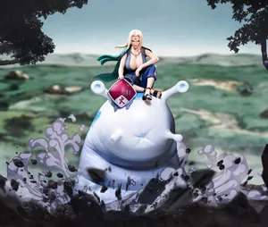 Katsuyu, The Giant Slug Summoning On A Mission Wallpaper