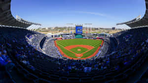 Kauffman Stadium Baseball View Wallpaper