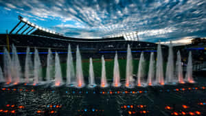 Kauffman Stadium Fountain Show Wallpaper