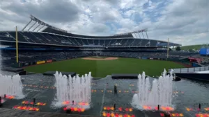 Kauffman Stadium Fountain View Wallpaper