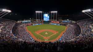 Kauffman Stadium Night Game Wallpaper