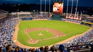 Kauffman Stadium Night Game Wallpaper