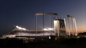 Kauffman Stadium Night View Wallpaper