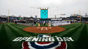 Kauffman Stadium Opening Day Wallpaper