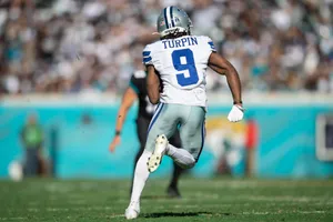 Kavontae Turpin Dallas Cowboys Game Action Wallpaper