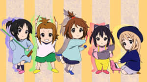 Kawaii_ Anime_ Characters_ Group Wallpaper