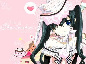 Kawaii Anime Girl Ciel Phantomhive Wallpaper