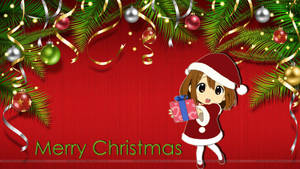 Kawaii Christmas Girl Wallpaper