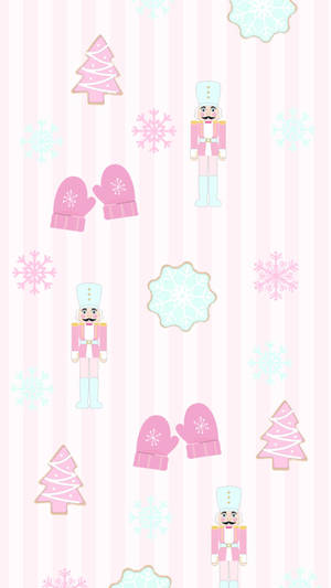 Kawaii Christmas Yeoman Warders Wallpaper