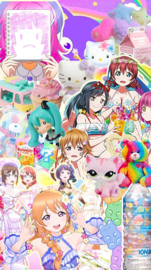 Kawaii Collage Fantasy Wallpaper