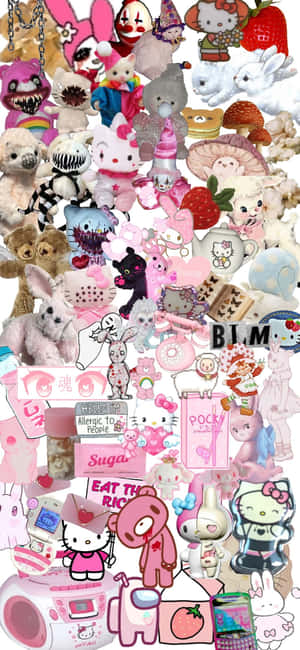 Kawaii Collage Montage Wallpaper