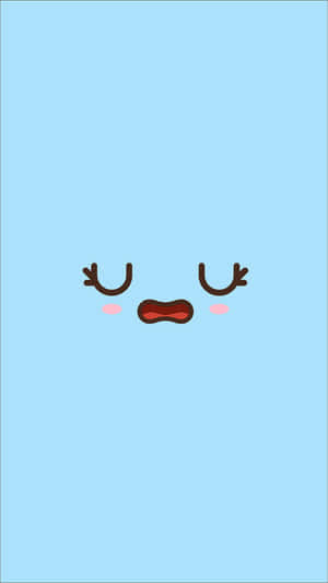 Kawaii Emoticon 1080 X 1920 Wallpaper Wallpaper