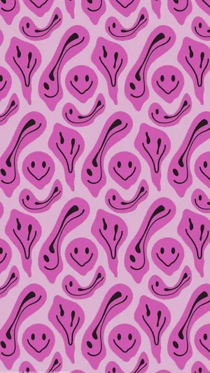 Kawaii Emoticon With Heart Eyes Wallpaper