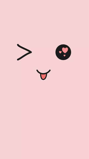 Kawaii Emoticons Expressing Various Emotions In A Cute And Colorful Style. Wallpaper