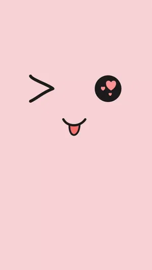 Kawaii Emoticons Expressing Various Emotions In A Cute And Colorful Style. Wallpaper