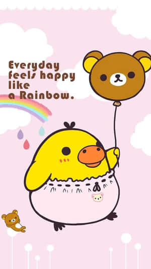 Kawaii Girl In Harajuku Street With Adorable Accessories Wallpaper