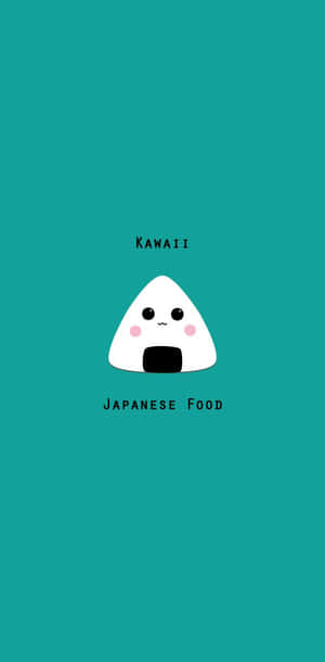 Kawaii Onigiri Graphic Wallpaper