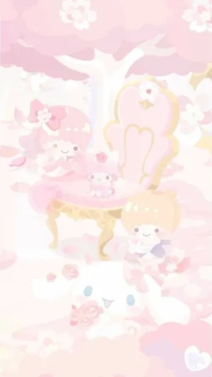 Kawaii Pastel Fantasy World Wallpaper