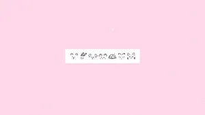 Kawaii Pink Aesthetic Desktop Wallpaper Wallpaper