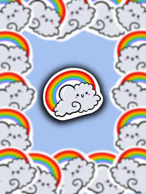Kawaii Rainbow Wallpaper Wallpaper