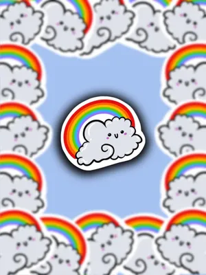 Kawaii Rainbow Wallpaper Wallpaper