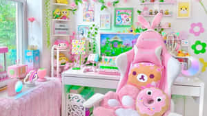 Kawaii Room Wallpaper: Comfort And Cuteness Combined Wallpaper