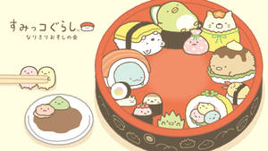 Kawaii Sushi Laptop Wallpaper