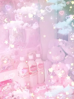 Kawaiicore Pink Aesthetic Collection Wallpaper