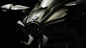 Kawasaki H2r Front Cover Wallpaper