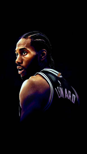 Kawhi Leonard In Dark Art Wallpaper