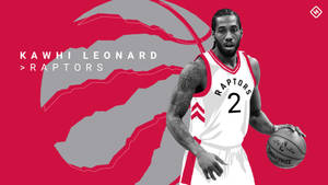 Kawhi Leonard Raptors Basketball Team Wallpaper