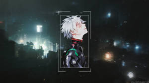 Kaworu Nagisa Cyberpunk Artwork Wallpaper