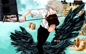 Kaworu Nagisa Playing Violin Wallpaper