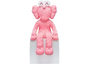 Kaws B F F Pink Figure Wallpaper