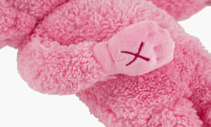 Kaws B F F Pink Plush Detail Wallpaper