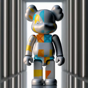 Kaws Bearbrick Art Figure Wallpaper