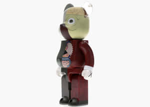 Kaws Bearbrick Collaboration Figure Side View Wallpaper