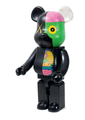 Kaws Bearbrick Colorful Design Wallpaper