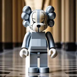 Kaws Bearbrick Figure Collectible Wallpaper
