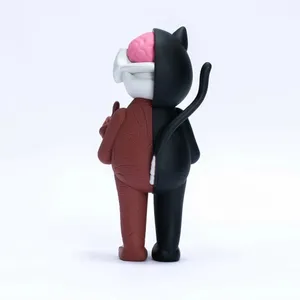 Kaws Bearbrick Figure Side View Wallpaper