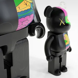 Kaws Bearbrick Figures Showcase Wallpaper