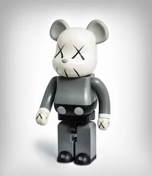 Kaws Companion Bearbrick Figure Wallpaper