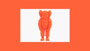 Kaws Figures On Display Wallpaper