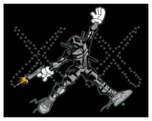 Kaws Nike Collaboration Artwork Wallpaper