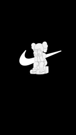 Kaws Nike Collaboration Graphic Wallpaper