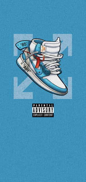 Kaws Nike Collaboration Sneaker Art Wallpaper