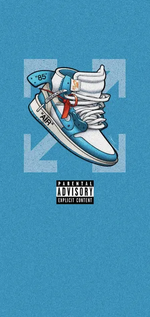 Kaws Nike Collaboration Sneaker Art Wallpaper