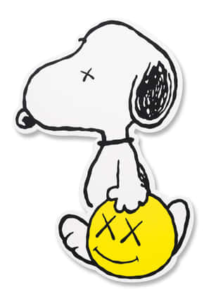 Kaws Snoopy Art Piece Wallpaper