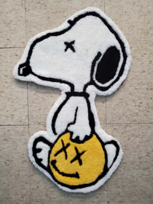 Kaws Snoopy Rug Wallpaper